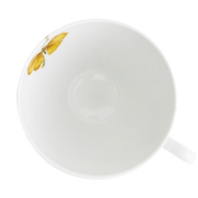 Butterfly Ginkgo Gold Tea Cup