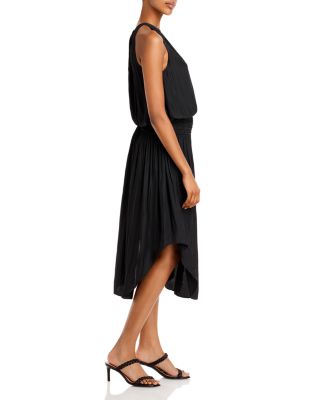 Audrey Sleeveless Halter Drop Waist Midi Dress