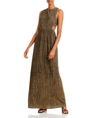 Bcbgmaxazria shop metallic dress