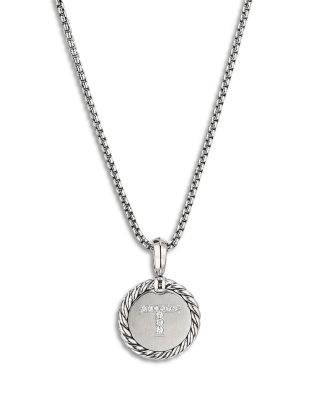 Sterling Silver Cable Collectibles Initial Charm