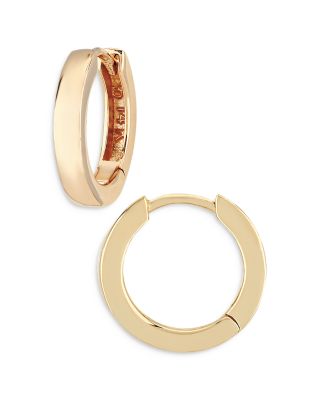 Bloomingdale's Fine Collection - Hinged Hoop Earrings in 14K Yellow Gold