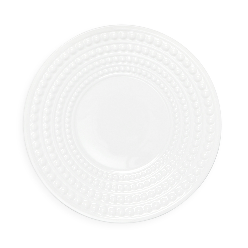L'objet Perlee White Saucer In White