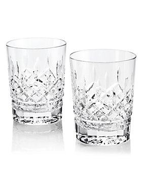 Waterford Crystal Double Old Fashioned Cluin Wine Brandy Glasses