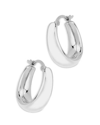 Bloomingdale's Fine Collection - Huggie Hoop Earrings in 14K White Gold