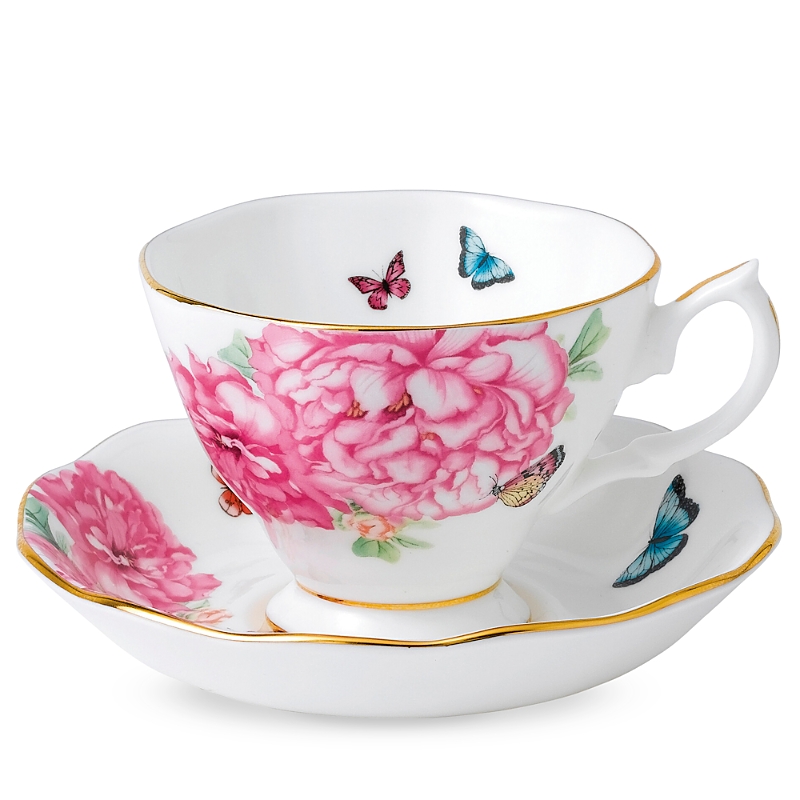 Royal Albert Miranda Kerr Friendship Teacup And Saucer In Multi