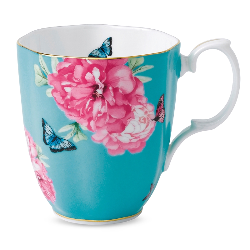 Royal Albert Vintage Mug In Turquoise