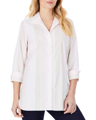 Foxcroft - Pandora Stripe Stretch Tunic Shirt