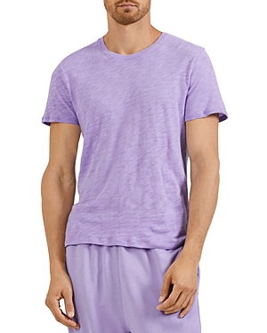 Atm Anthony Thomas Melillo Slub Knit Space Dye Tee In Lilac