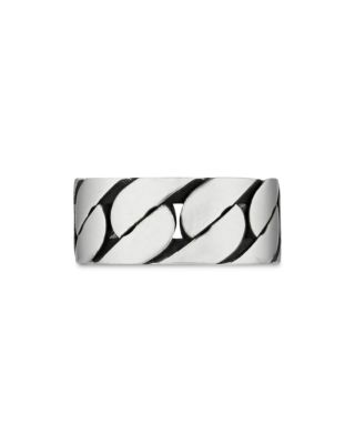 Gucci Sterling Silver Interlocking G Statement Ring