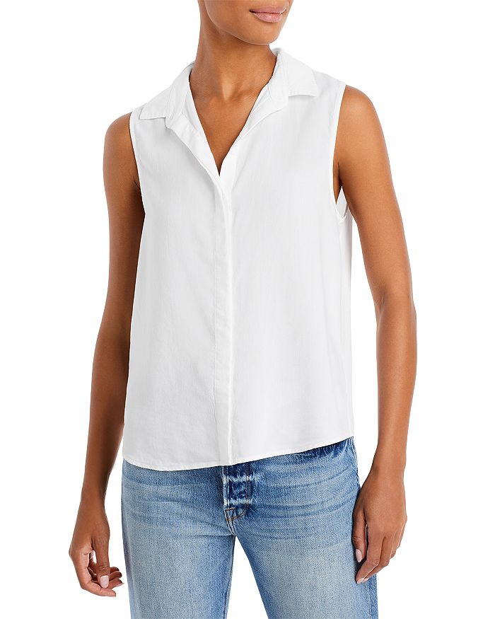 Bella Dahl Sleeveless Button Front Shirt | Bloomingdale's