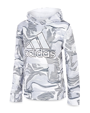 ADIDAS ORIGINALS BOYS' WARPED CAMO FLEECE HOODIE - BIG KID,AA7214