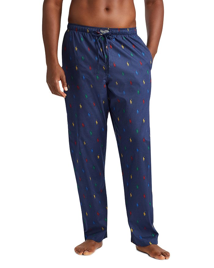 Polo Ralph Lauren Cotton Signature Pony Print Relaxed Fit Pajama Pants ...