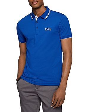 Hugo Pro Regular Fit Polo Shirt Med Blue | ModeSens
