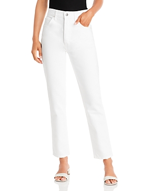 ANINE BING SONYA STRAIGHT LEG JEANS IN OFF WHITE,A-06-1100-107