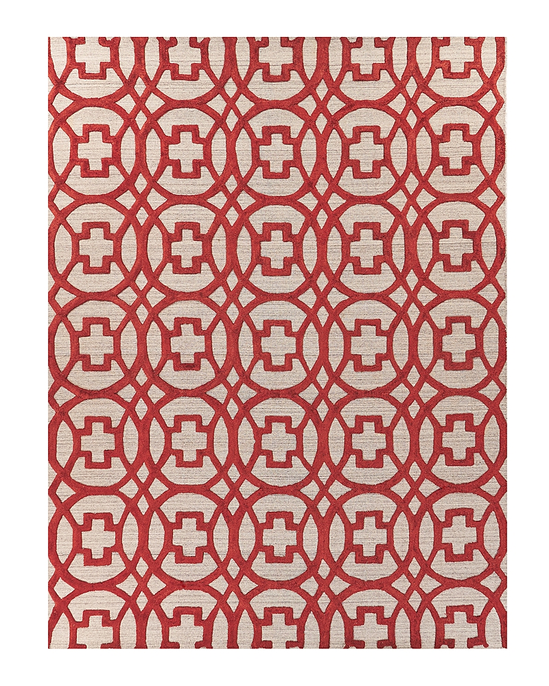 Exquisite Rugs Windsor Er2455 Area Rug, 8' X 10' In Rust/gray