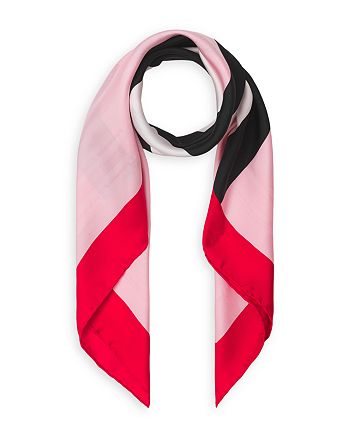 Burberry Icon Stripe Silk Scarf | Bloomingdale's