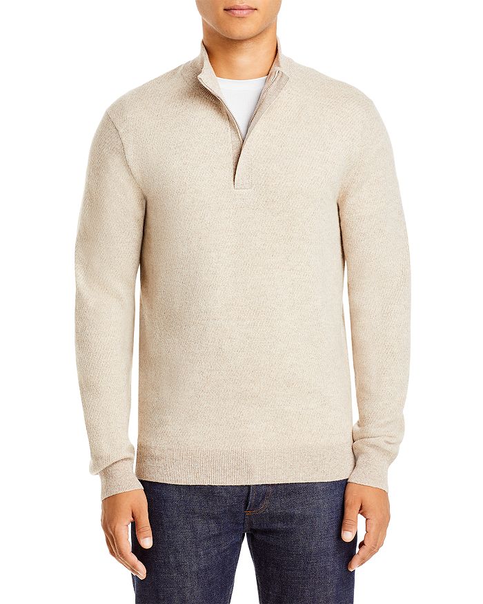 The Men s Store at Bloomingdale s Marled Half Zip Sweater 100