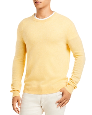 The Men's Store At Bloomingdale's Cashmere Crewneck Sweater - 100% Exclusive In Yellow