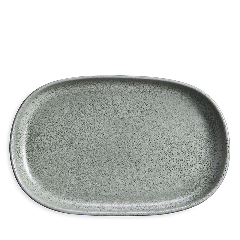 L'objet Terra Iron Oval Small Platter In Seafoam