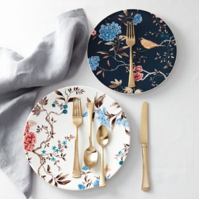 Portola 20-Piece Gold Satin Flatware Set