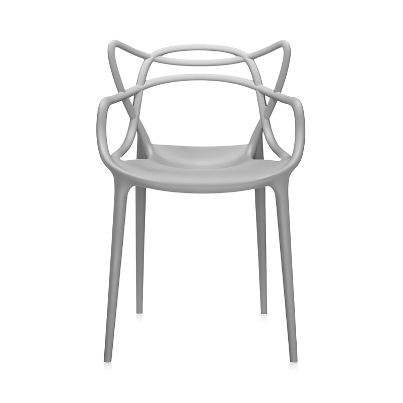 Kartell Masters Dining Chair, Set Of 2 In Gray