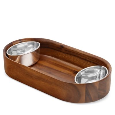 Nambé - Oblong Nest Chip N Dip