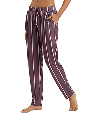 HANRO SLEEP & LOUNGE PRINTED KNIT LONG PANTS,77882