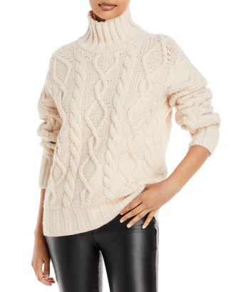 VANESSA BRUNO Knitted turtleneck sweater with puffed shoulders main image 0