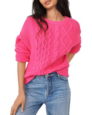 neon pink sweaters