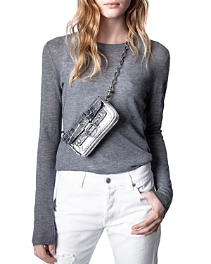 Zadig & Voltaire Miss Cp Arrow Embellished Cashmere Sweater In Gchi