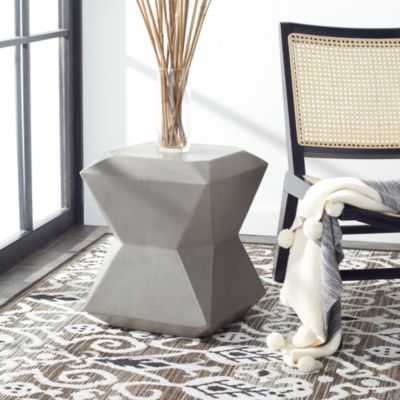 Conan Outdoor Concrete Accent Table