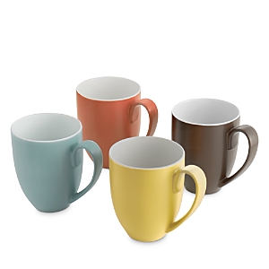 Nambe Pop Color Mugs, Set of 4