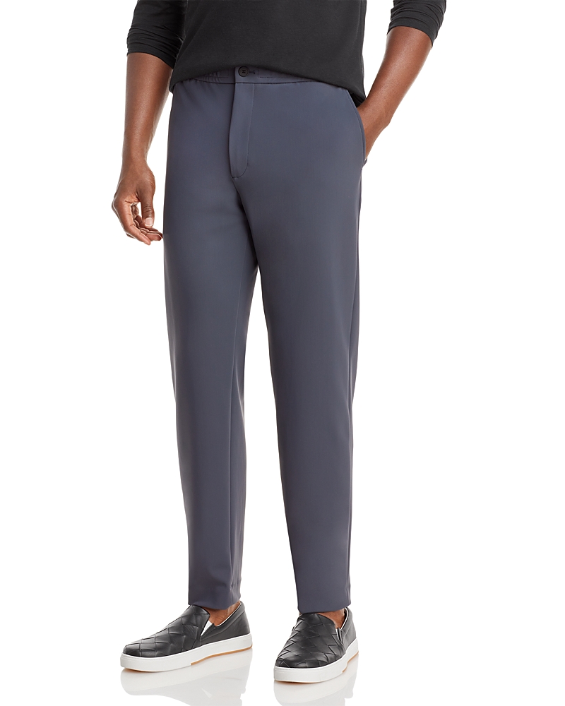 Theory Mayer Drawstring Precision Ponte Pants In Basalt