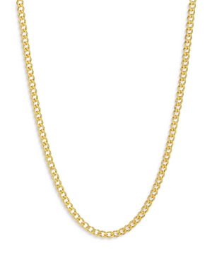 DEGS & SAL 14K GOLD-PLATED CUBAN CHAIN NECKLACE, 24,PCL1362Y-24