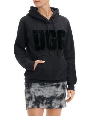 UGG® - Rey Fuzzy Logo Hoodie