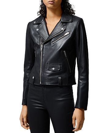 The Kooples Leather Moto Jacket | Bloomingdale's