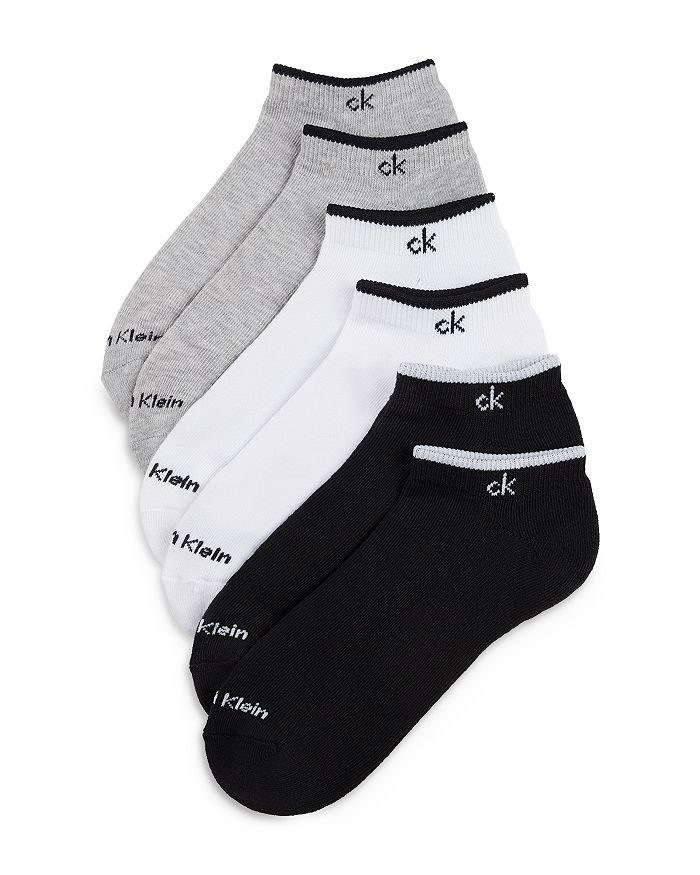 Calvin Klein Women's Basic Terry No-Show Socks, Pack of 6 | Bloomingdale's