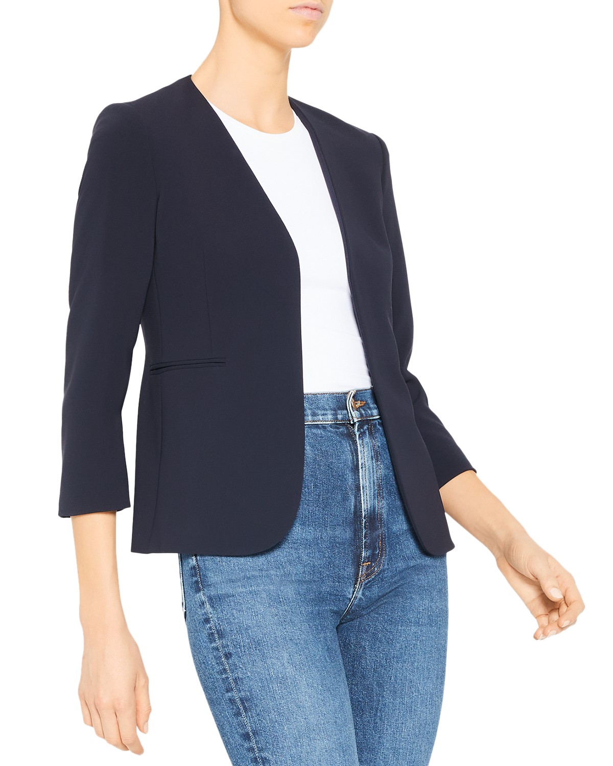 Lindraya Admiral Crepe Blazer - Exclusive