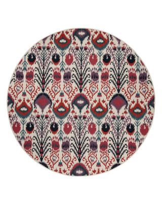 Kaleen Bitki BTK05 Round Area Rug, 7'10 x 7'10