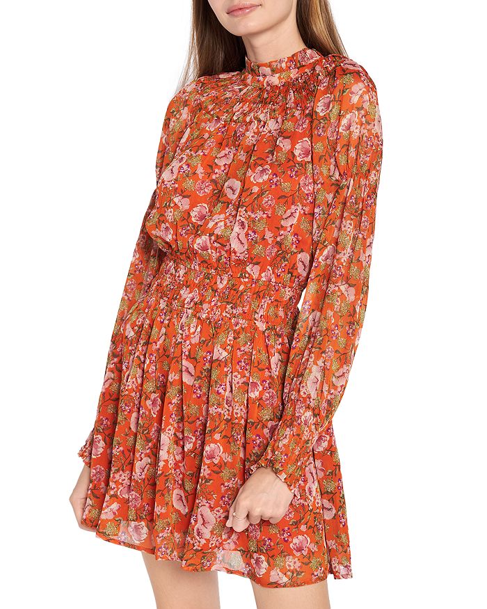 En Saison Floral Print Mini Dress | Bloomingdale's