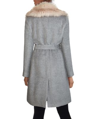 faux cashmere coat