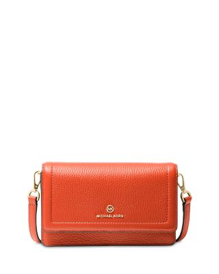 bright orange purse