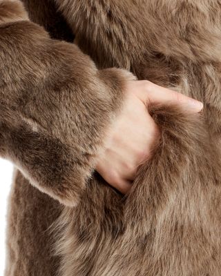 Gypsie Toscana Trimmed Reversible Shearling Coat