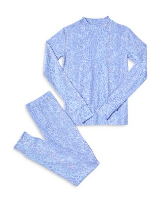 Girls Faded Leopard Cloud Knit Pajama Set Bloomingdales Girls Clothing Loungewear Nightdresses & Shirts Big Kid 