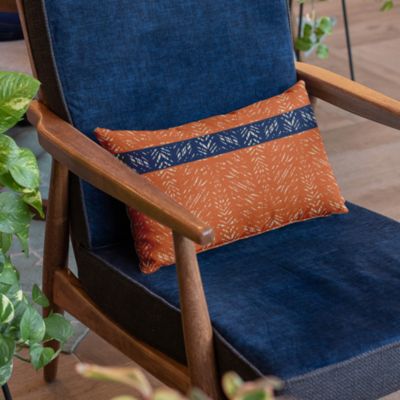 Batik Lumbar Pillowcase, 12&amp;quot; x 20&amp;quot;