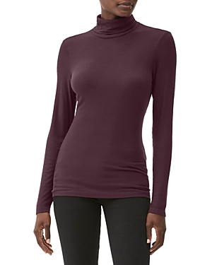 Michael Stars Turtleneck Sweater In Eggplant