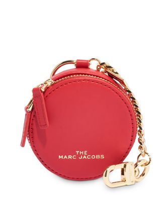 marc jacobs red leather bolsa