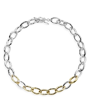 Ippolita Sterling Silver & 18K Gold Chimera Chain Link Necklace, 19