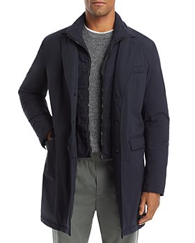 Herno - Bi-Stretch Overcoat With Removable Windguard