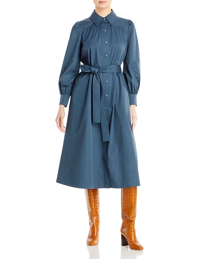 Cotton Trench Coat Dress by Smart and Joy
